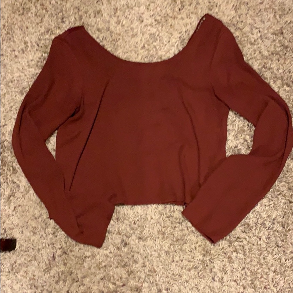 Long sleeve Crop top